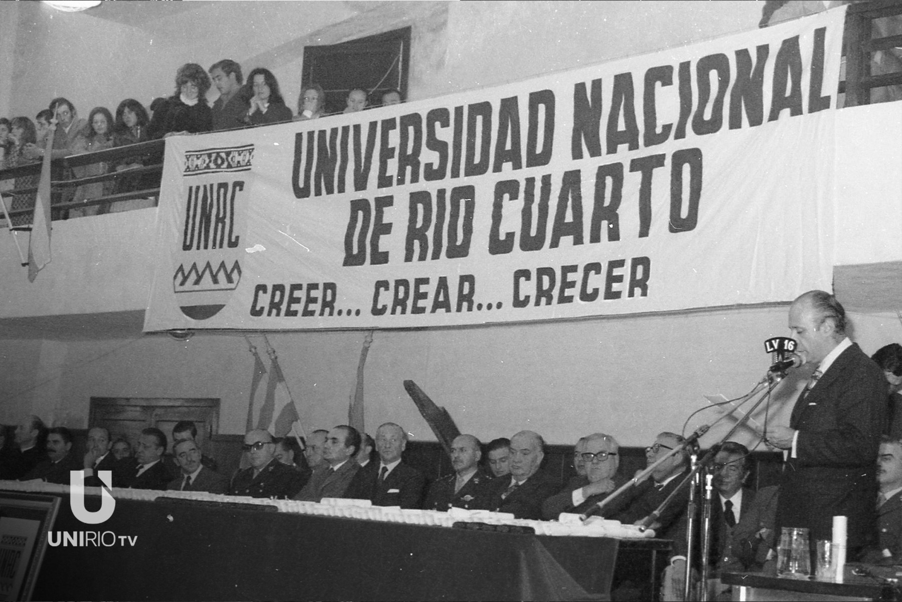 Imagen histórica de la UNRC
